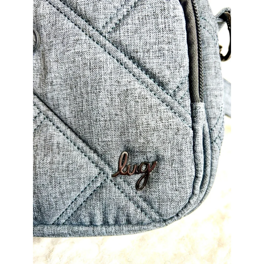 Lug Carousel XL 2 Crossbody Bag in Heather Grey